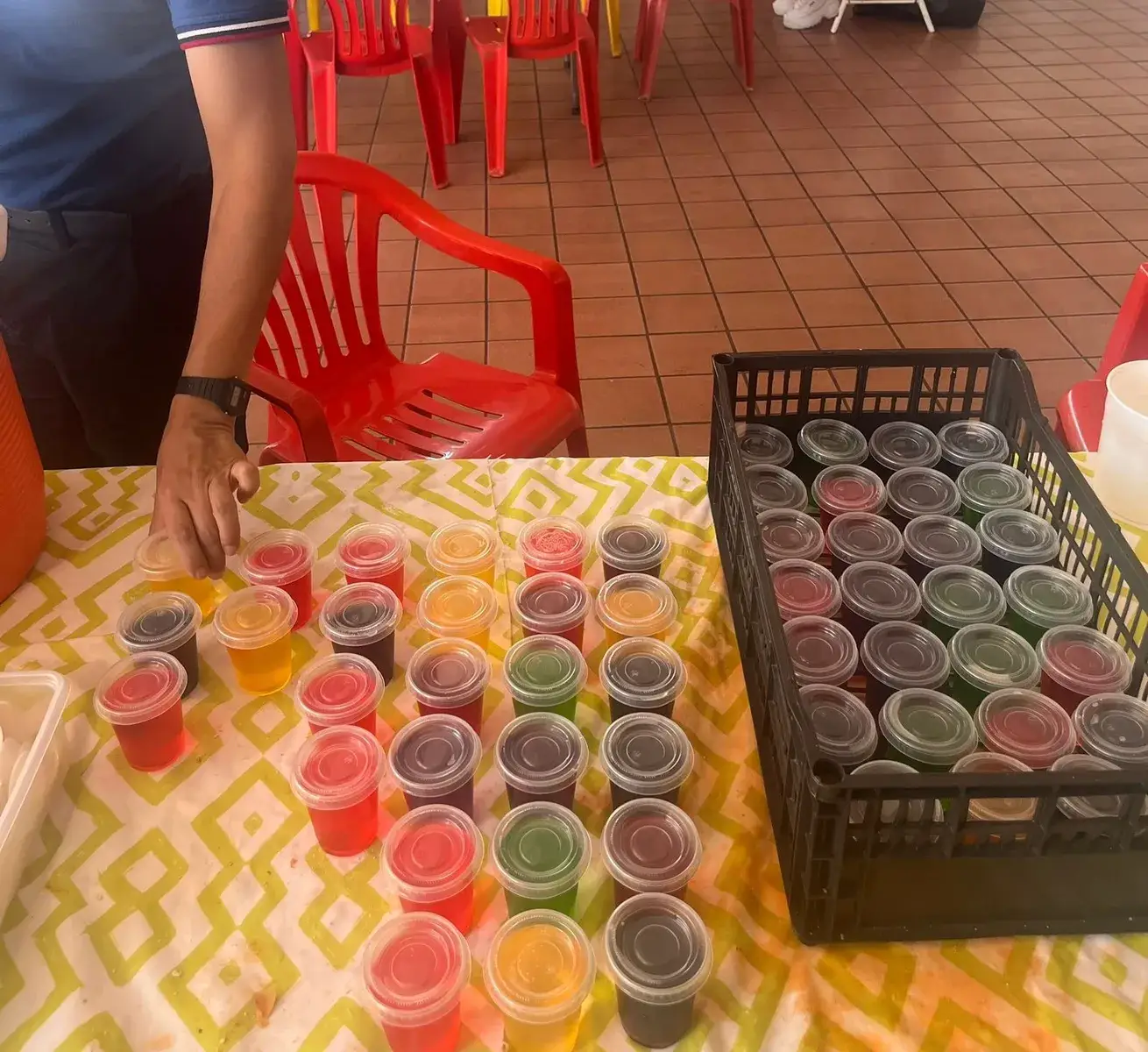 Gelatinas preparadas para acompañar el desayuno